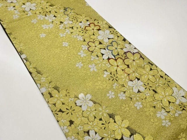 JAPANESE FUKURO OBI / WOVEN SAKURA